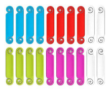 20 st Kabeletiketter Kabelhanteringsetiketter Flerfärgade kabeletiketter Sladdidentifieringsetiketter för USB Co