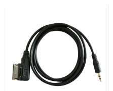 AUX-adapter 3,5 mm AMI MDI MMI bil Bluetooth-kompatibel AUX-kabeladapter för anslutning av Cr till mobiltelefon