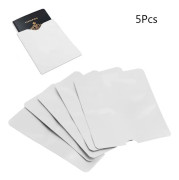 5 st/lot Passport Säker Sleeve Holder Anti Scan RFID blockerande cover