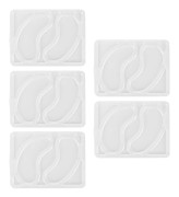 5 st Återanvändbar Ögonmaskform Multifunktionell Masklappsform Bärbar Ögonlappsbricka