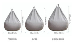 Extra stor Bean Bag Stolar Soffa Cover Lazy Lounger För Vuxna Barn Indoorno Filler)