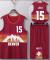 Sportkläder Nikola Jokic Denver Nuggets Baskettröja 15 Baskettröja för vuxna City Red City Red 3XS（121-135cm）