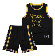 Nba James Baskettröja No 23 Lakers Jersey Set black XS