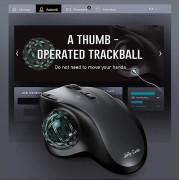 Laddningsbar Spårbollsmus Bluetooth+2.4g Dubbel Läges Trådlös Mus För Pc Dator Bärbar Dator Surfplatta