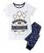 Harry Potter kvidditch kortärmad pyjamas för kvinnor Whi White/Navy 8-10 UK