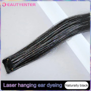 Hår Tinsel Pack Clip In Hair Tinsel 24 Inch Färgglad Glitter Tinsel Hårförlängningar Festival Present Tinsel Fairy Hairpiece