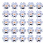25 st 5V LED-chips 200LM 1W LED-lampor med hög effekt för DIY-belysningsarmaturer Rosa ljus 380-840NM