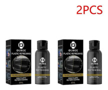 2x 50ML Bilar Plast Uppfräschande Beläggningskit Bil Plastdelar Renovering Vattentät Plast Återställare Agent