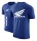 Sommar Honda logotyp rund hals Print korta ärmar blue L