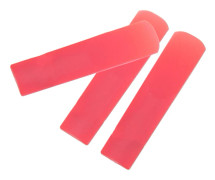 3 st Sopransaxofon Reed Resin Sax Reeds Instrument Tillbehör Set Kit för Utbyte Röd