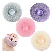 Supermjuk badsvamp blomma, lat badskum boll, massage bad kroppsexfolierande svamp för vuxna barn