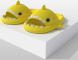 Shark Tofflor Halkfria duschtofflor Badrumstofflor Mjuka sommarsandaler för flickor och pojkar Nyhet yellow 42 43