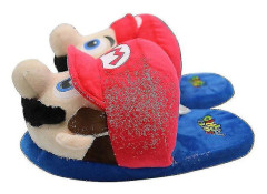 Super Mario Louis Plyschtofflor Cartoon Söta Mario Tofflor Förälder
