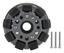 100mm Hållbara Nylon-Gummibärande Rullar Omnihjul för Robot Race Wheel 14041