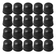 20 stycken 11x11 mm svart trombon glidgummi ändspets stötfångare för trombon