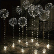 10 st Varmvita LED-ballonger, glödande boll (Fww)