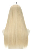 MERISIHAIR Long No Clips Invisible Wire Hair Extensions 16 22 32" Syntetiskt Vågigt Svart Brun One Piece Hairpiece Hårförlängning