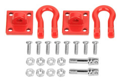 Räddningsspänne i aluminiumlegering, släpvagnskrok, uppgraderingstillbehör för 1/10 RC-bil