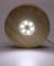 LED Rund Lasergraverad Kristallvisningsbas Belysning Monokromatisk Dämpning USB 8*2cm