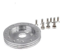 0,5" Nav för 6-hålsratt för att passa Grant APC 3-hålsadapter Boss Kit Svart/silver|Rattar & Horn| g20242156541 sliver