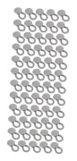 3 set Byxförlängare Knapp Elastisk Fjäderknapp för Midjeförlängare Bekväm 20 st * 3