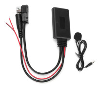Bluetooth AUX-kabeladapter med mikrofon för handsfree-samtal i smartphone för Alpine-radioapparater