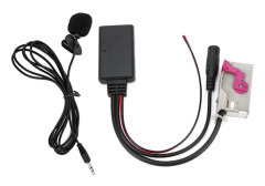 Bil Bluetooth-modul AUXIN-kabel Trådlös mikrofonadapter Ersättning för A3 A4 A6 A8 TT R8 RNSE 32-stifts DC12V