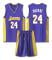 NBA basketuniform LAL lila kostym - nr 24 Kobe Children XL/28 yards (150-155cm)