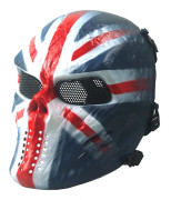 REikirc Helmask för Airsoft med Öronsskydd CS Halloween Cosplay Masker knight