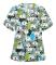 Jul Kvinnor Amning Uniform Skrubb Kortärmad T-shirt Jul Blus Tee Toppar Green XL