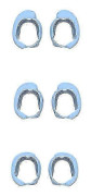 Säkra örontoppar för Bose QuietComfort Earbuds II/Ultra Blue