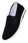 Kinesiska traditionella Kung Fu Kampsport Tai Slipper Skor Black 43 Size
