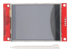 2,8-tums TFT LCD-skärmmodul med pekpenna 240x320 TFT-modul 9 IO Touch Screen Monitor-modul för utvecklingskort