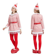 6-pack Elfdräkt Set för Vuxna och Barn Girl L