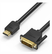 2.0 HDMI till DVI-adapterkabel 2m (ej för anslutning till SCART- eller VGA-portar)