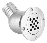 Stainless Steel Boat Deck Drain Hose 45 Degree for Yacht Boat Replacement Accessories
