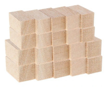 20st Balsa Wood Blocks Gör-det-själv-modellering Craft Pine Wood Arbetsmaterial