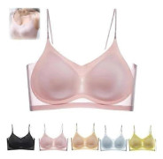 Windy BH, Windy BH Sömlös Ultratunn, Sömlös Ultratunn Plus Size Ice Silk Komfort-BH - Perfekt Pink 4XL