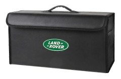 Bilstamförvaringsväska i läder, hopfällbar för Land Rover Range Rover Evoque Velar Defender Discovery Freelander C-Black