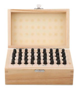 36 st/set 6 mm Stålstämpel Punch Set Alfabet Bokstav & Siffer Die Verktyg