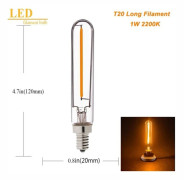 Kristalllampa T20 LED-lampa 1W 2200KE14 220V E14 220V 1W 2200KE14 220V