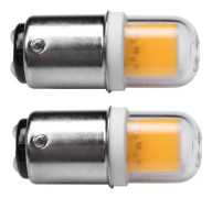 Ba15d LED-lampa 3w 110v 220v AC Icke-dimmbar Varmvit