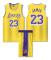 Mordely #23 LeBron James Baskettröja Set Lakers Uniform för Barn Vuxna - Gul 28(150-155CM)