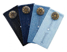 Justerbar midjebandsförlängning, jeans, graviditetsförlängning med metallspänne, herrbyxor, långbyxor, casual