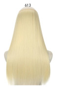 MERISIHAIR Long No Clips Invisible Wire Hair Extensions 16 22 32" Syntetiskt Vågigt Svart Brun One Piece Hairpiece Hårförlängning