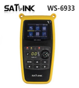 Satlink WS-6933 2,1 tums LCD-skärm DVB-S2 FTA C&KU Band 6933 WS6933 Digital satellitsökarmätare