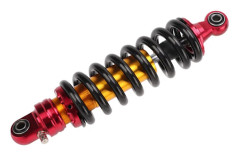 Röd Gyllene Stötdämpare Metallfjädringsdämpare Universal för Motorcyklar ATV:er SUV:ar 32cm