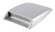 Universal Auto Car Air Intake Scoop Hood Vent Sticker Silver