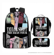 Taylor Swift Skolväska Set i tre delar för studenter (ryggsäck + matväska + pennfodral) Product 10