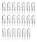 10x G6.35 Halogenlampa 20W Dimbar 12V GY6.35 Varmvit 2700K Halostar